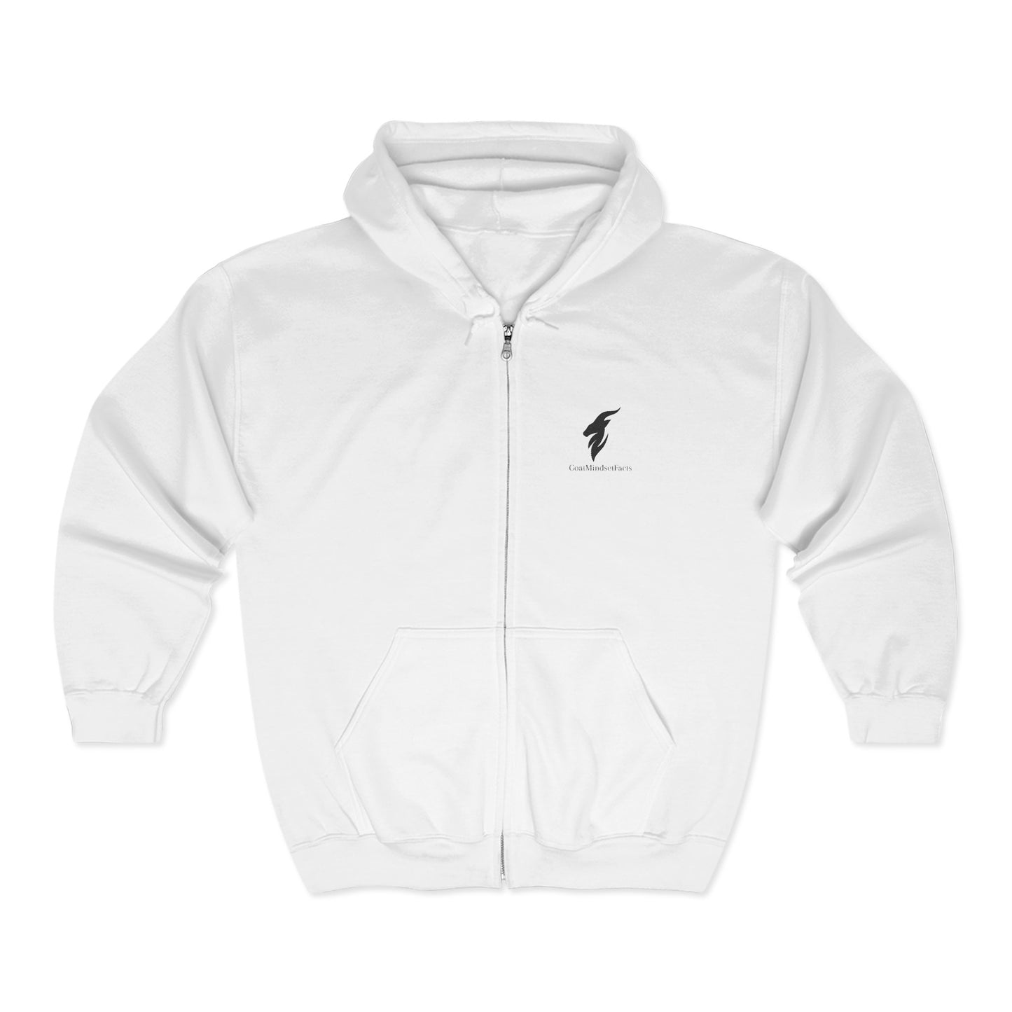 Minimalist Full Zip Hooded Sweatshirt - Stylish Comfort for Every Occasion