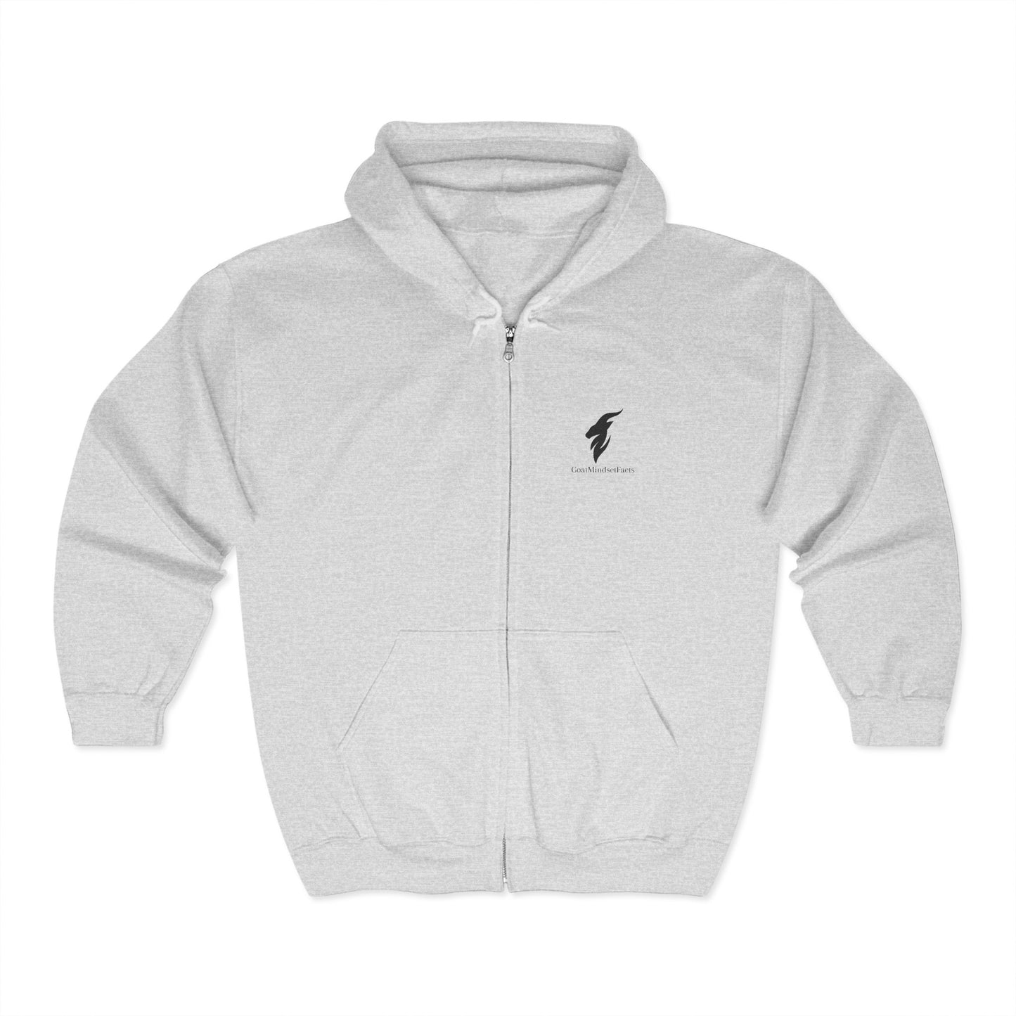 Minimalist Full Zip Hooded Sweatshirt - Stylish Comfort for Every Occasion
