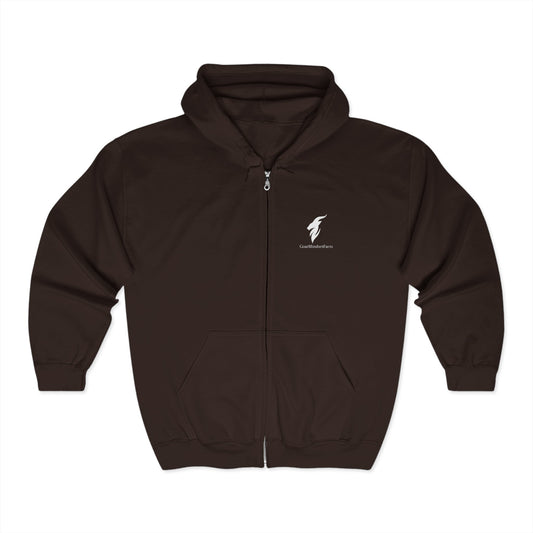 Minimalist Full Zip Hooded Sweatshirt - Stylish Comfort for Every Occasion
